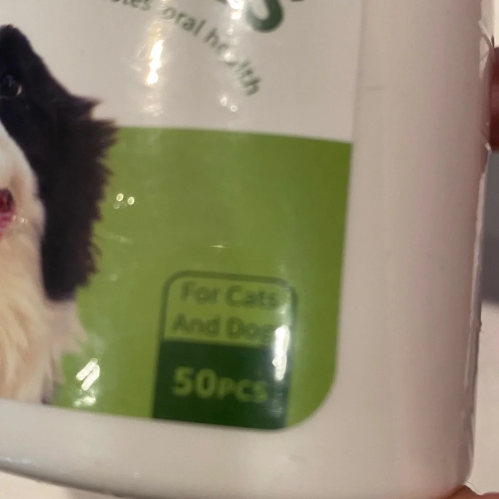 NIP Quantity 3 Petstoral Dental Care Wipes for Dogs or Cats